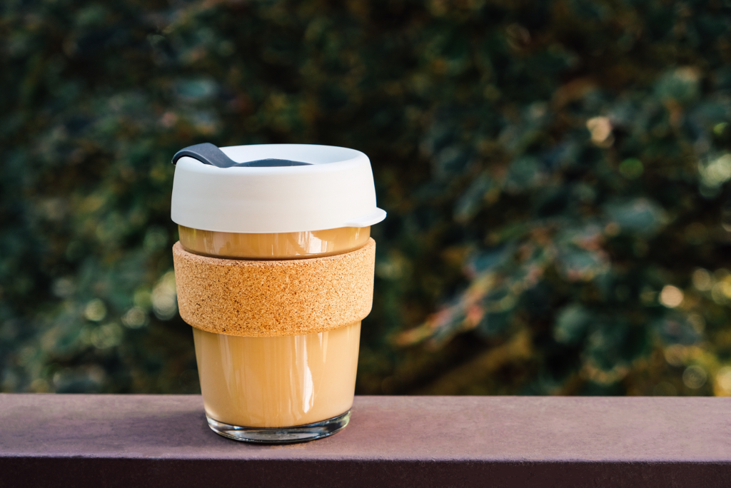 Reusable Coffee Mug as example of Sustainability