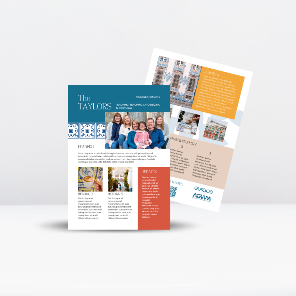 Missionary Newsletter Template