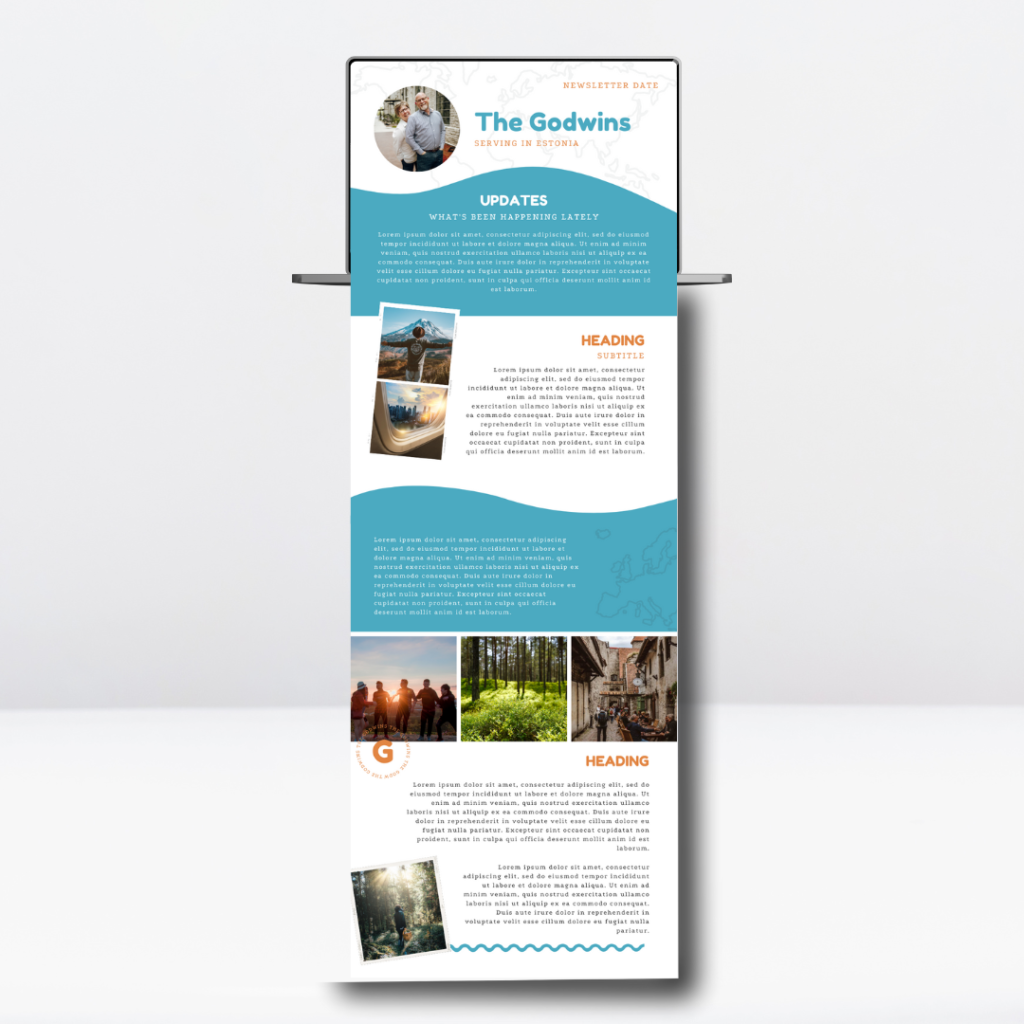 Missionary Newsletter Template