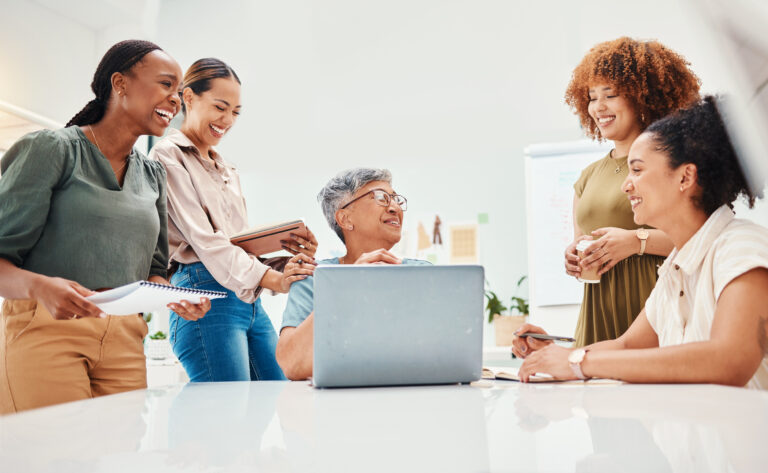 Women creating a church communication strategy